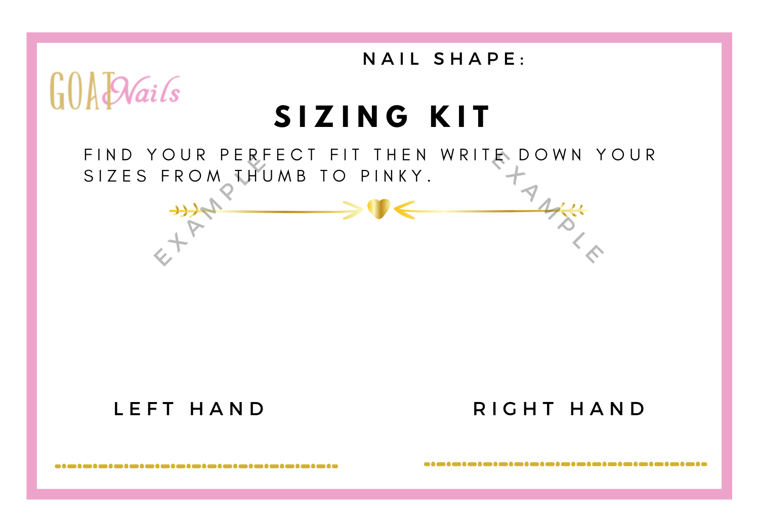 Nail Sizing Kits